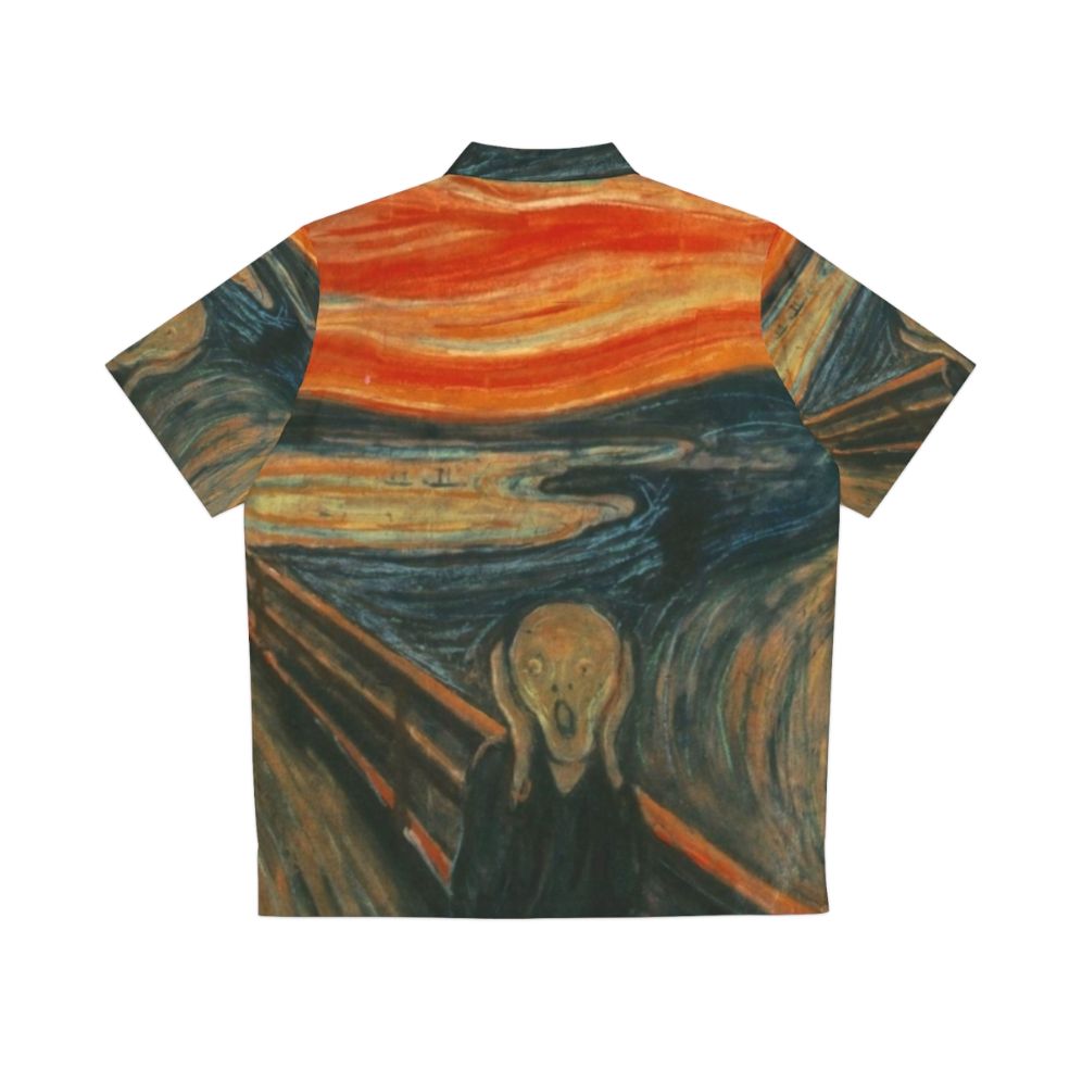 Edvard Munch 'The Scream' inspired Hawaiian shirt - Back