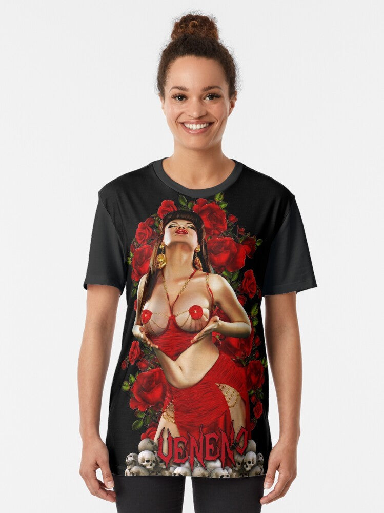 Poison Series Graphic T-Shirt featuring Cristina the Poison - Women