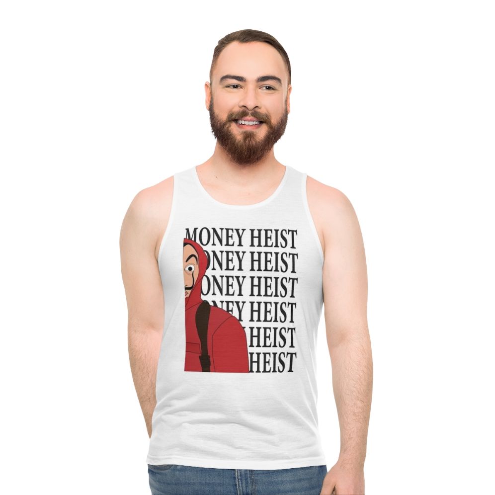 Money Heist Inspired Unisex Tank Top - men