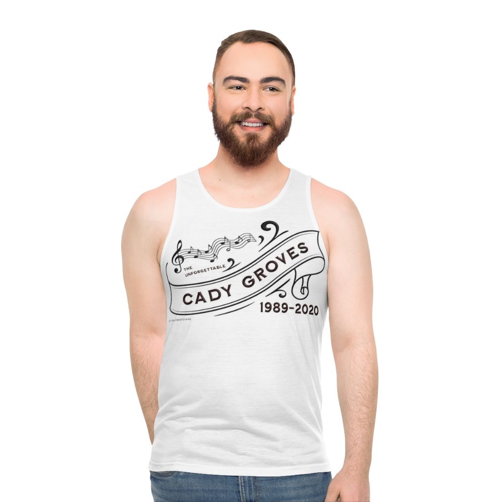 Cady Groves Unisex Music Fan Tank Top - men