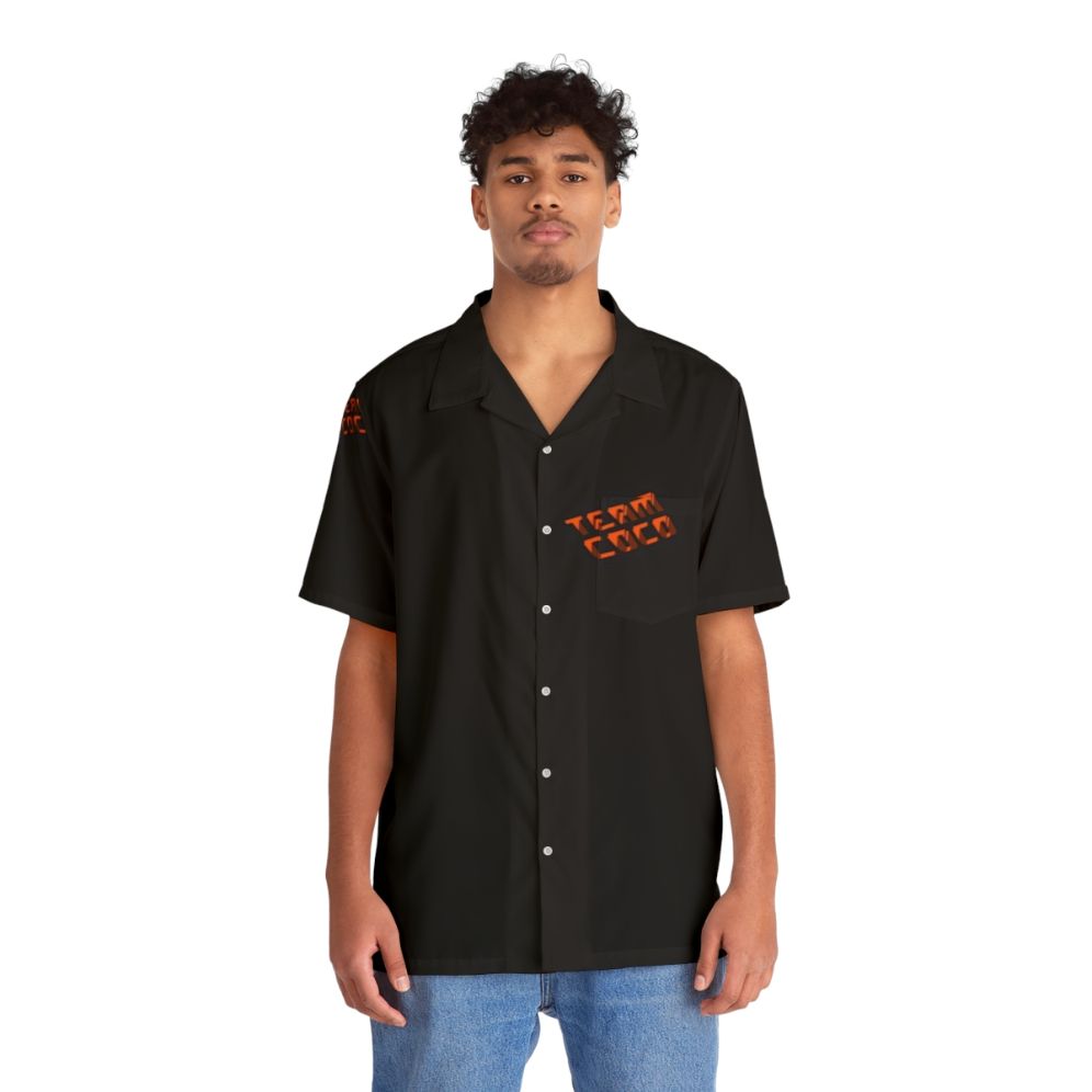 Team Coco Isometric Hawaiian Shirt - People Front