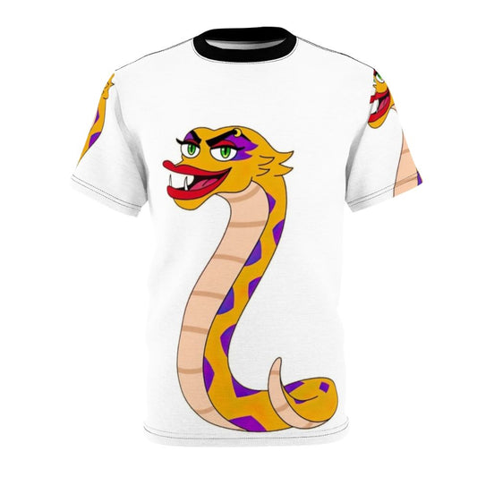 T-shirt design featuring Rochelle the Hate Worm from the popular Netflix series Big Mouth