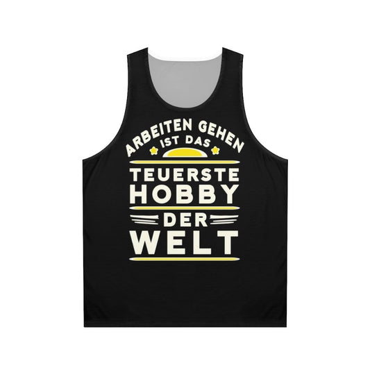 Unisex hobby graphic tank top