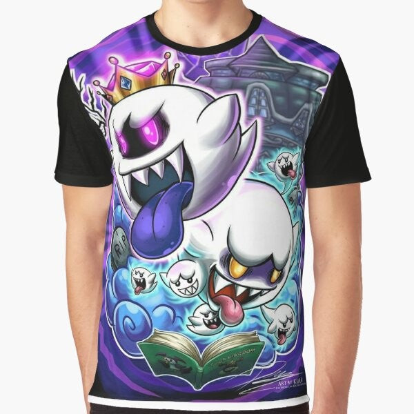 Graphic t-shirt featuring King Boo and Boolosus from the Toon Boos series by Kraus-Illustration on DeviantArt