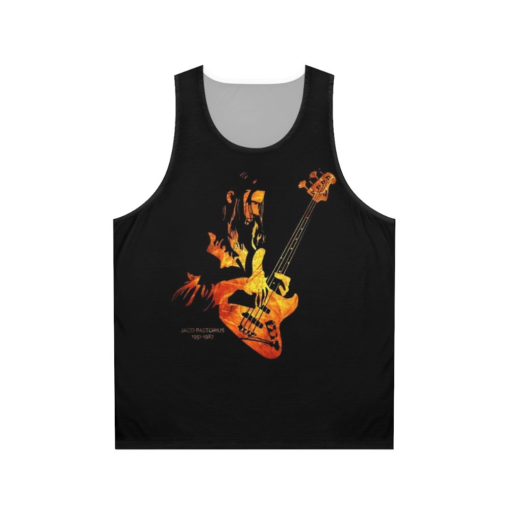 Jaco Pastorius Unisex Tank Top - Jazz Music Legend