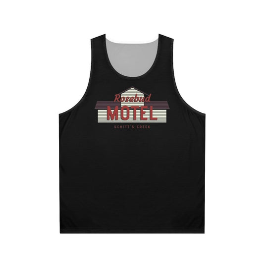 Minimalist Rosebud Motel tank top design