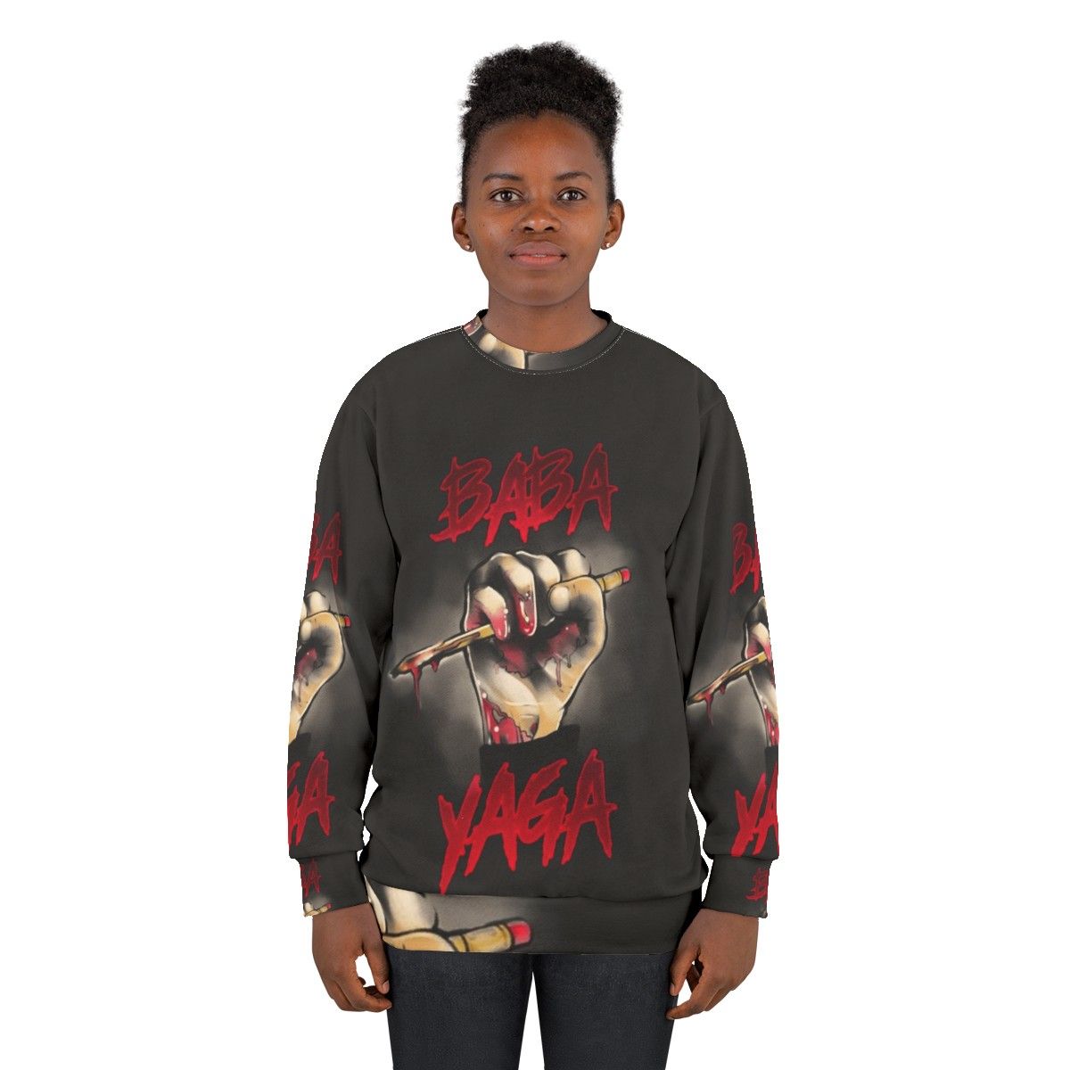 Baba Yaga Sweatshirt with Keanu Reeves Inspired by John Wick - women