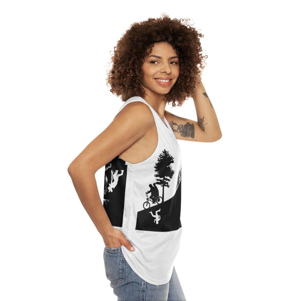 Stranger Things Upside Down Unisex Tank Top - women side