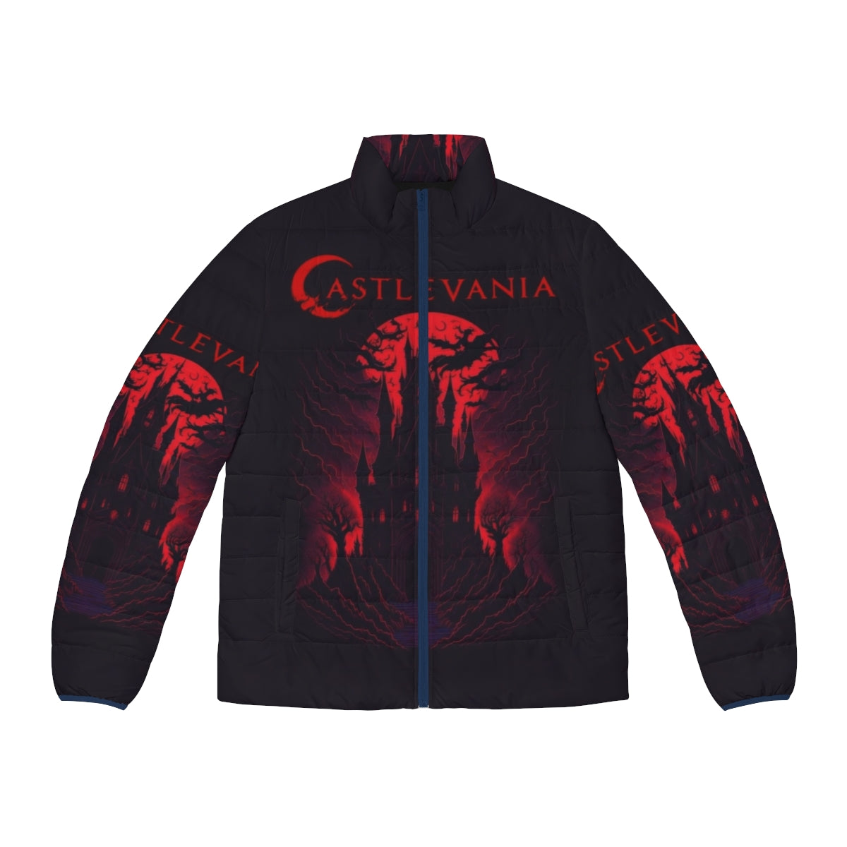 Castlevania Death Puffer Jacket featuring video game inspired design