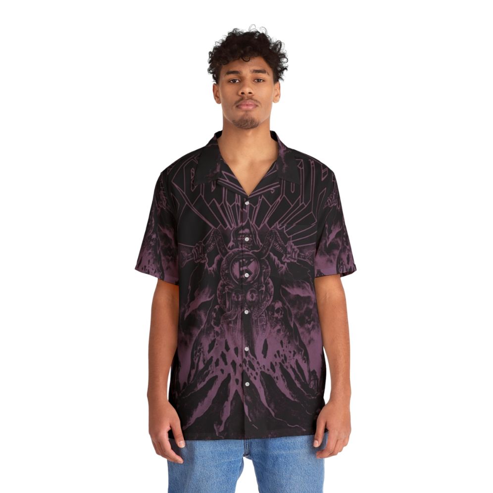 Beartooth Hawaiian Shirt featuring the Beartooth band logo - People Front