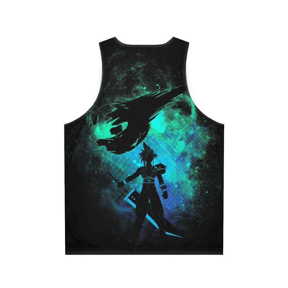 Ex Soldier Art Unisex Tank Top featuring Cloud Strife from Final Fantasy - Back