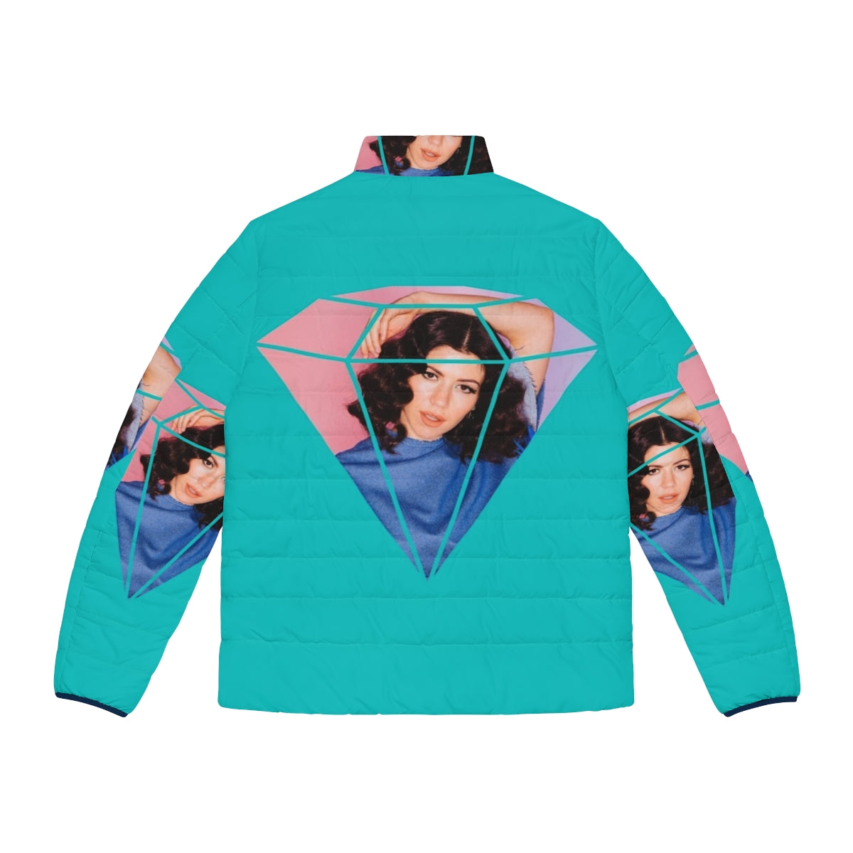 Marina And The Diamonds Froot Pop Star Puffer Jacket - Back