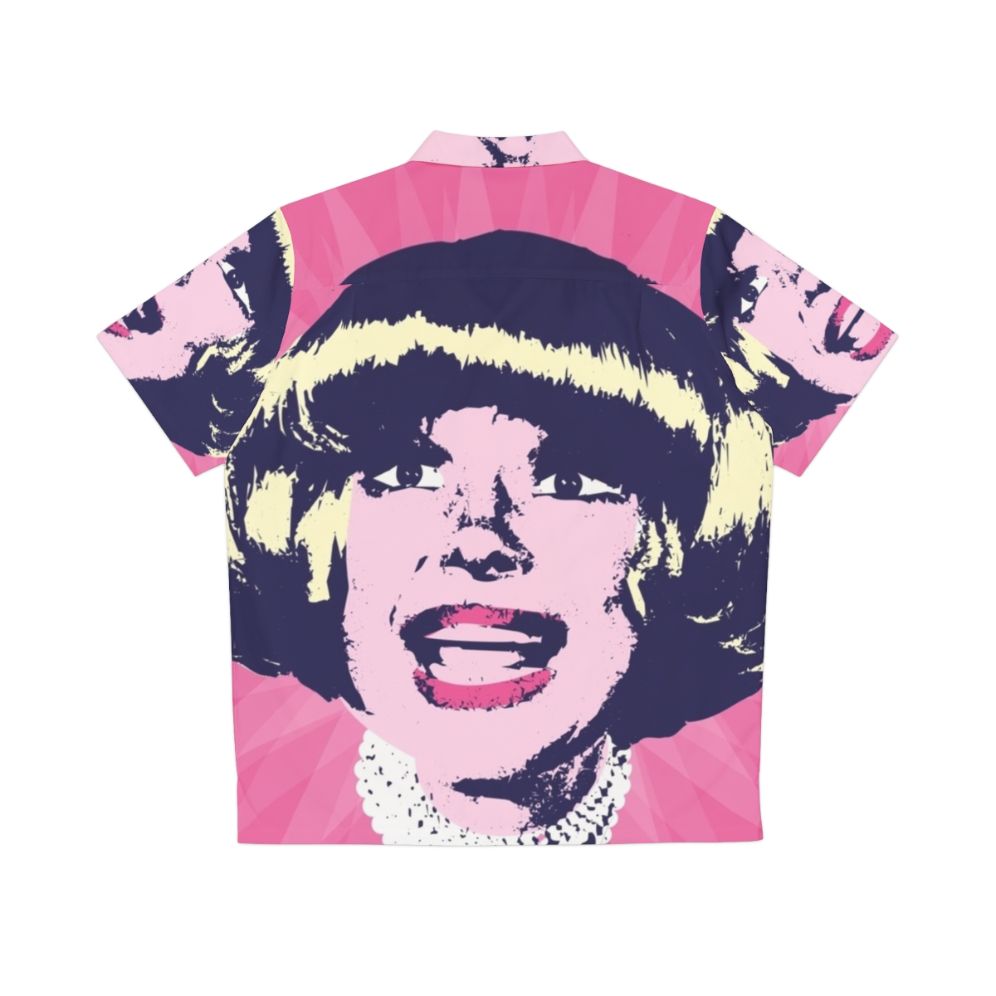 Carol Channing Pop Art Hawaiian Shirt - 80s TV Icon Tribute - Back