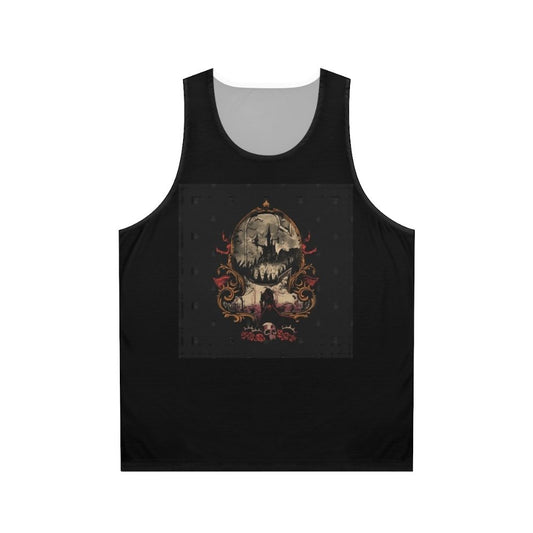 Castlevania inspired unisex vampire hunter tank top