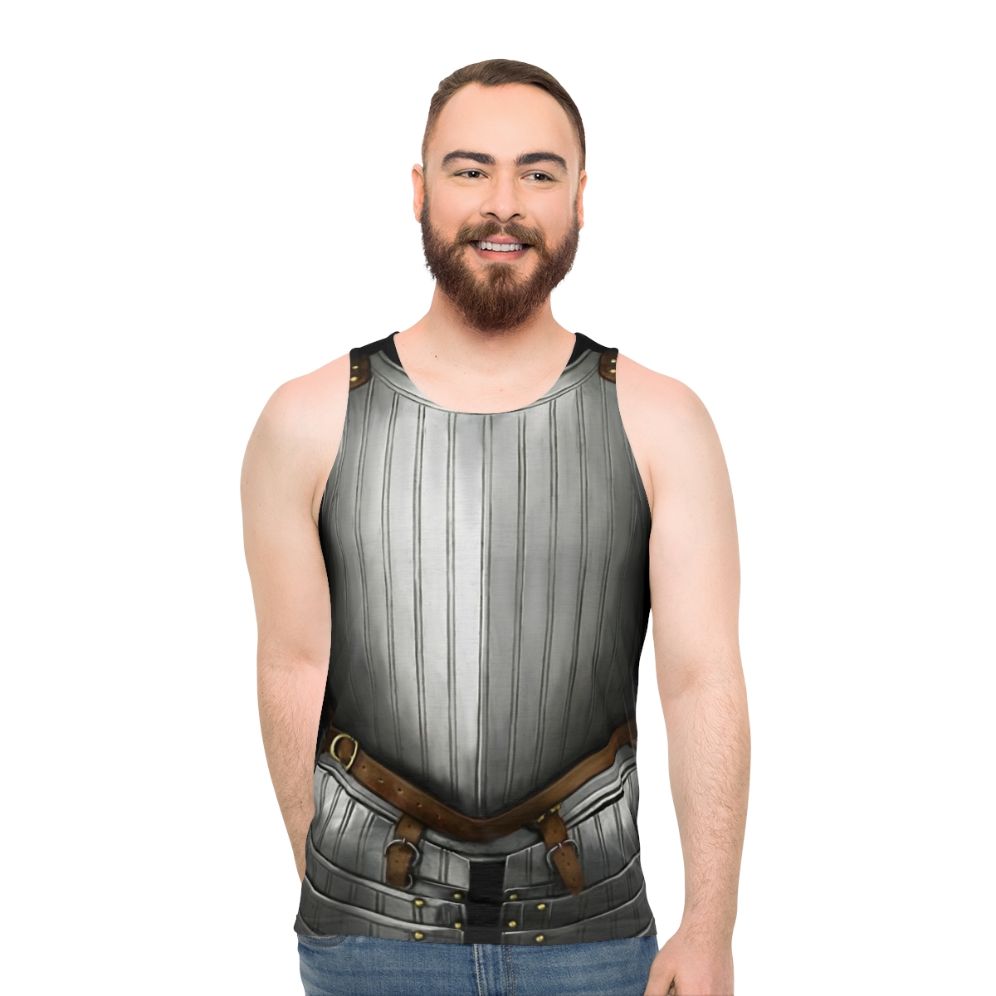 17th Century Cuirass Inspired Unisex Tank Top - men