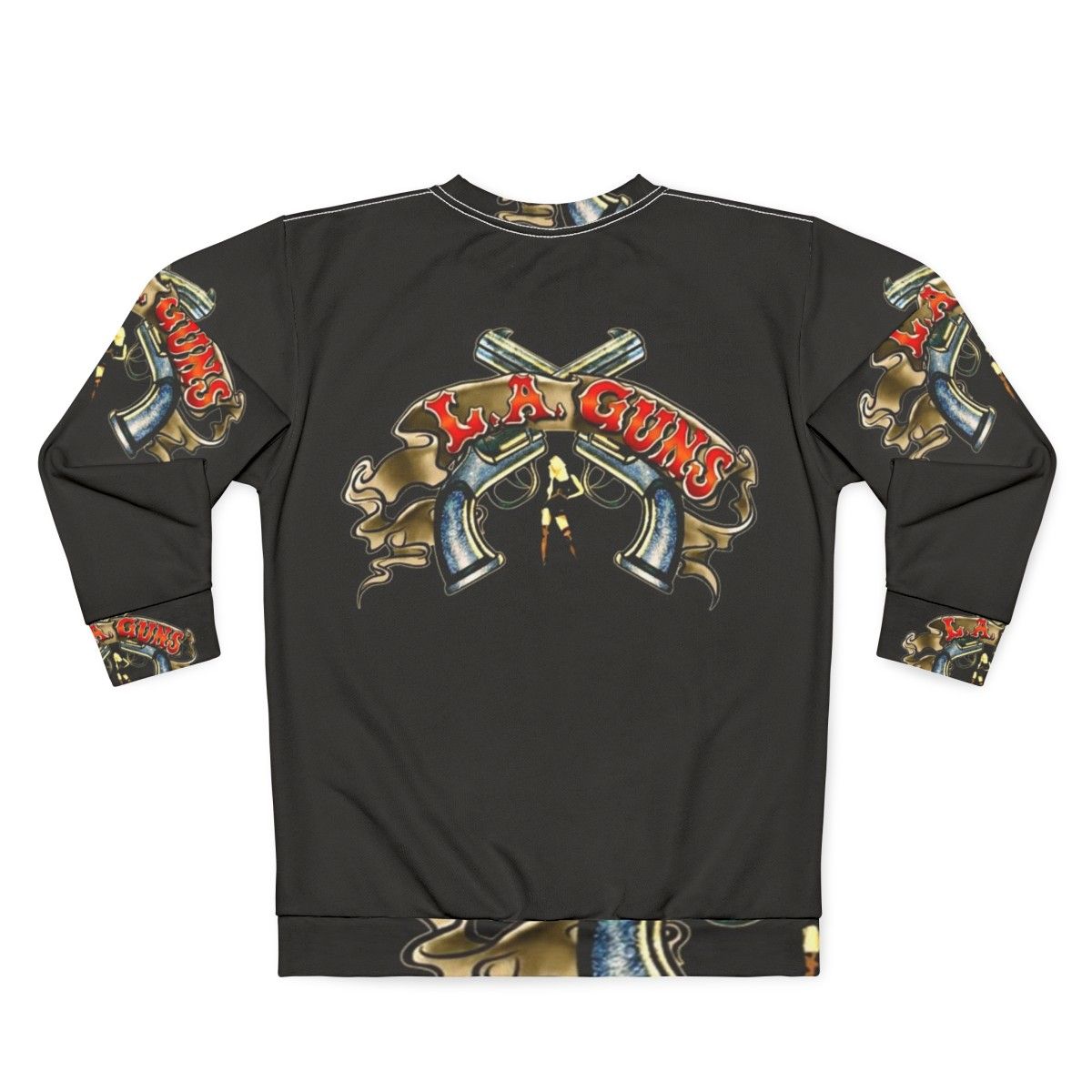 L.A. Guns Official Sweatshirt for Rock Music Fans - Back