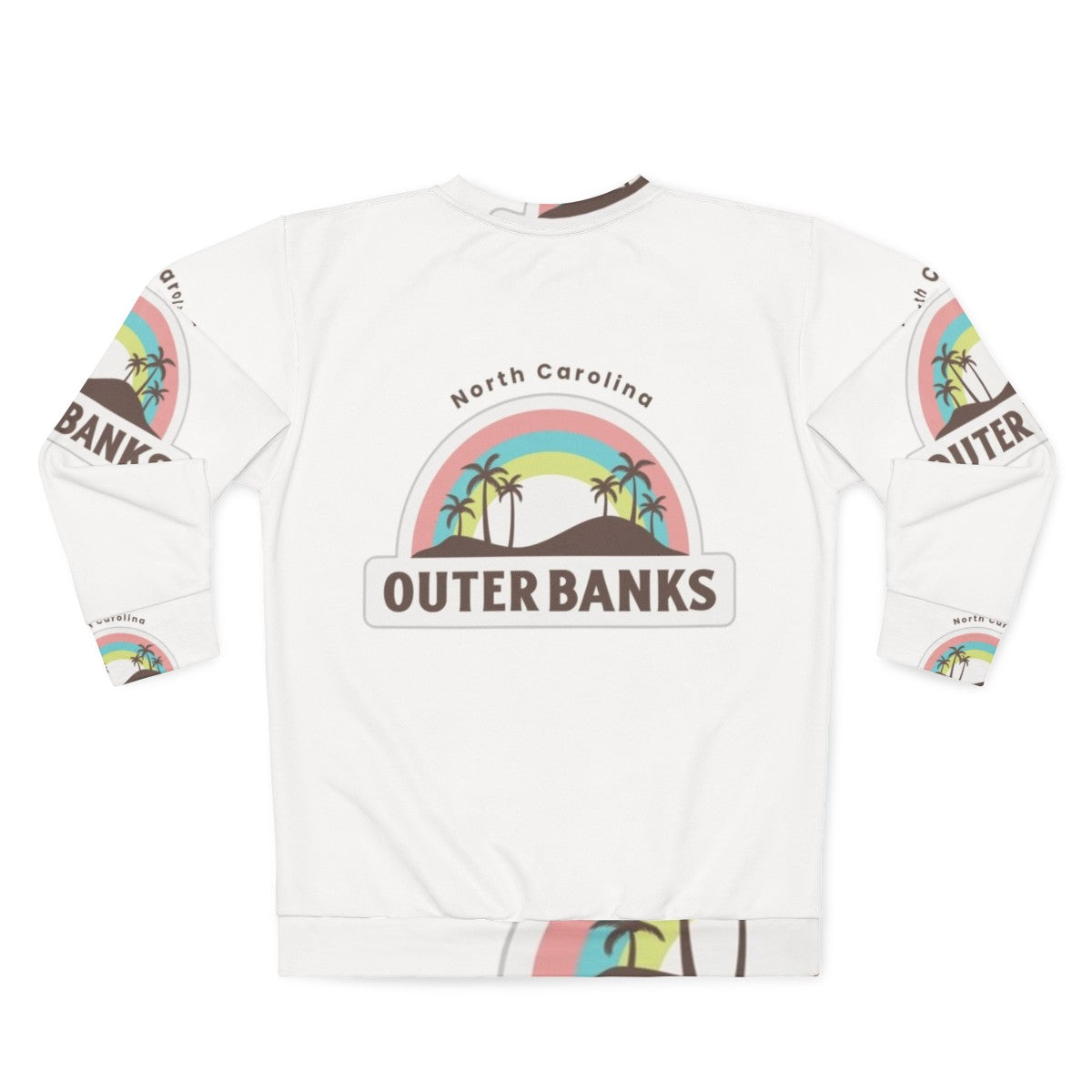 Outer Banks North Carolina Pogue Life Sweatshirt - Back