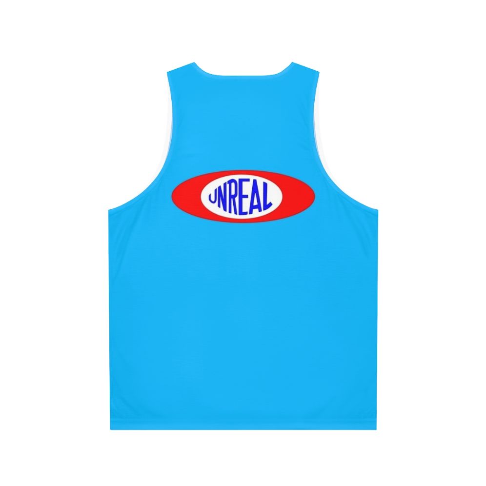 Retro-style "Game On" unisex tank top - Back