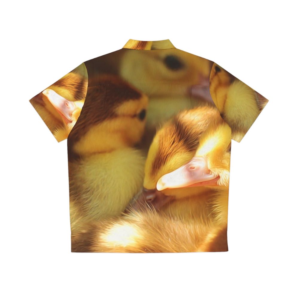 Adorable ducklings in a Hawaiian shirt pattern - Back