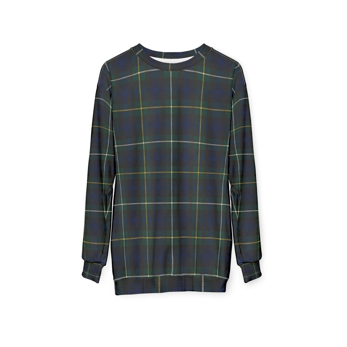 Clan Campbell Tartan Sweatshirt - hanging