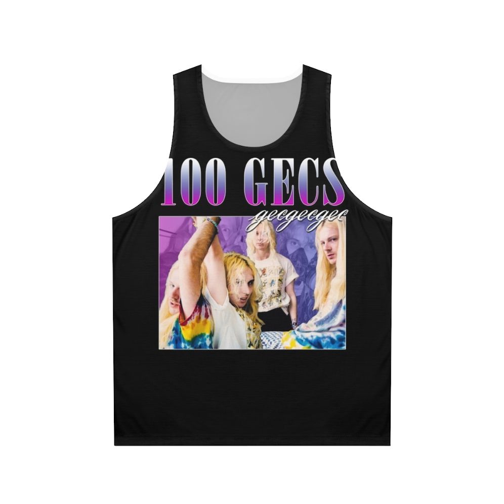 100 Gecs 90s Retro Unisex Tank Top