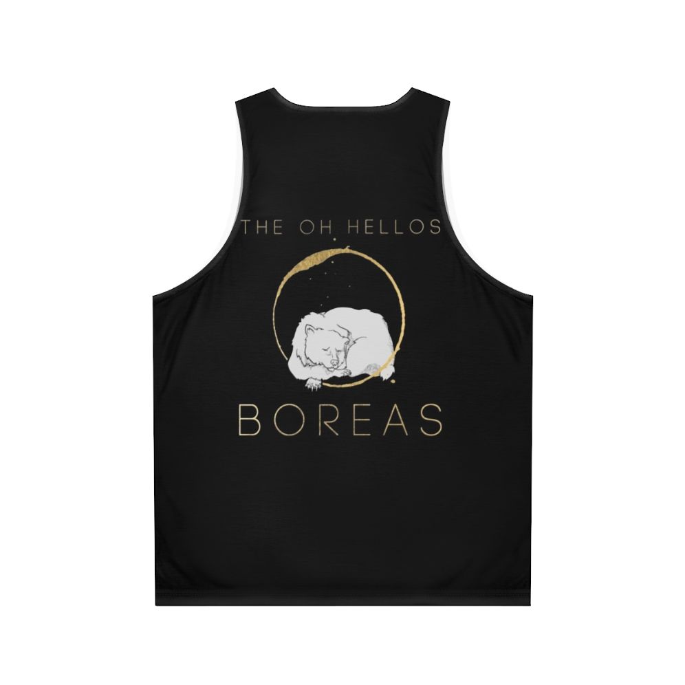 Boreas Unisex Tank Top featuring The Oh Hellos album cover art - Back