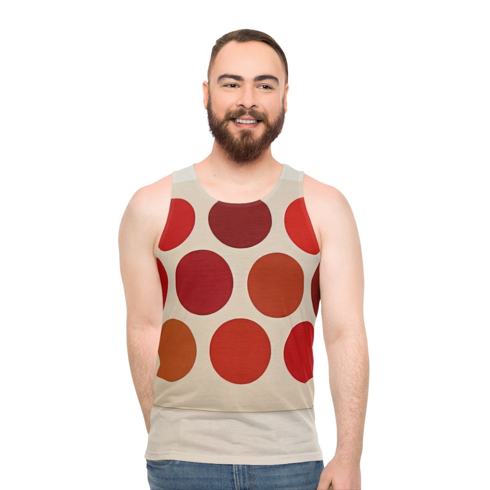 Thomas Downing Geometric Abstract Art Unisex Tank Top - men