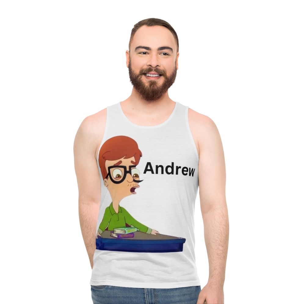 Big Mouth Andrew Glouberman Fanart Unisex Tank Top - men