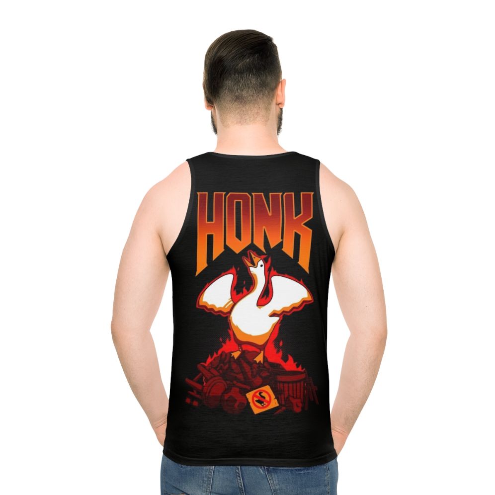 Honk Unisex Gaming Goose Tank Top - men back