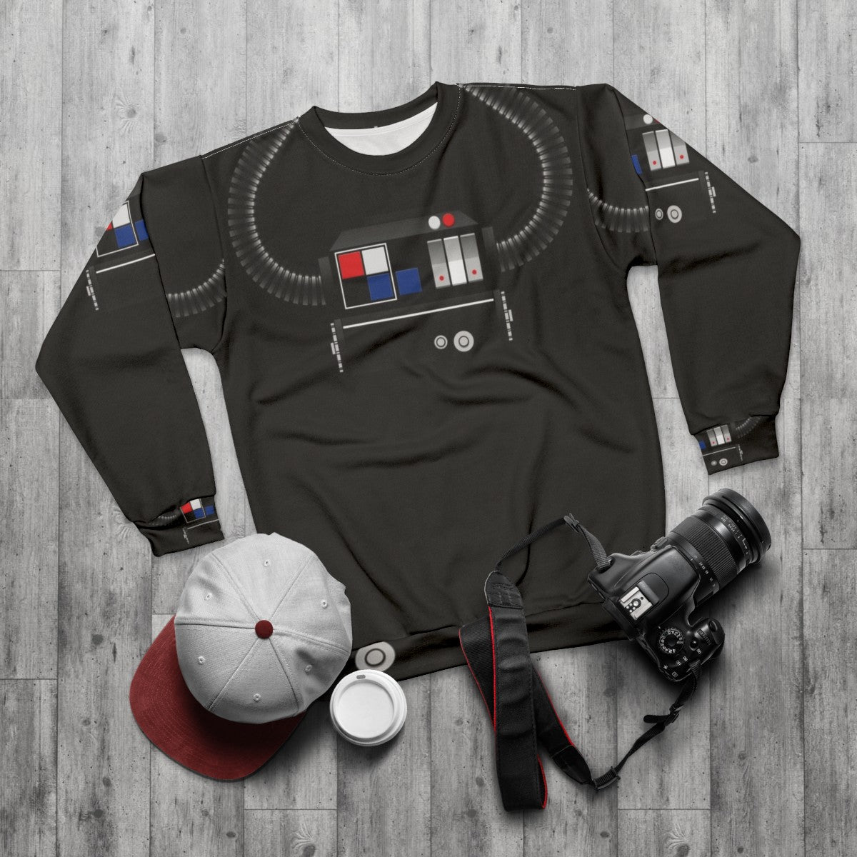 Star Wars Tie Fighter Pilot Uniform Sweatshirt - flat lay