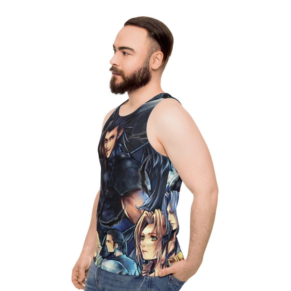 Final Fantasy Cloud Strife Unisex Tank Top - men side