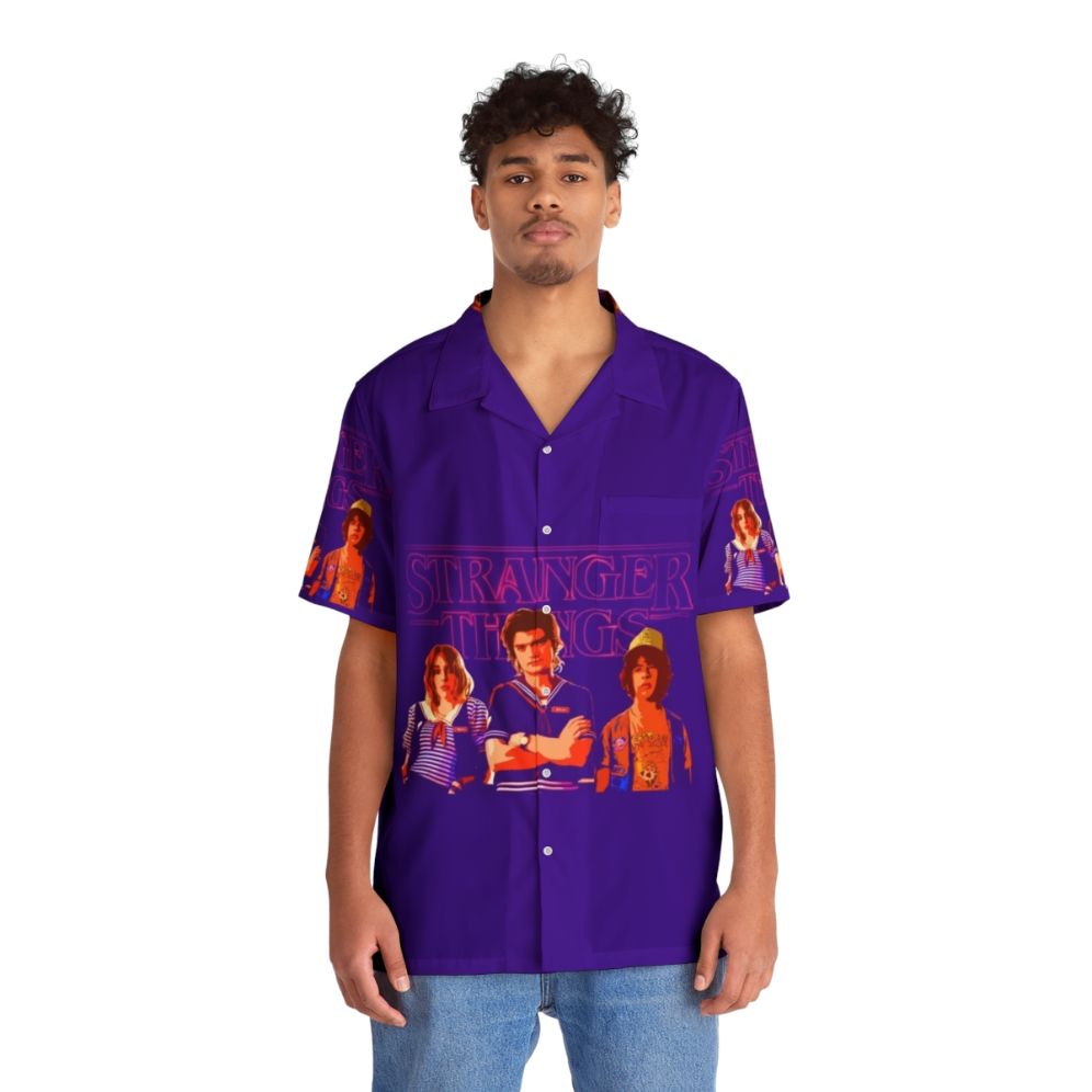 Stranger Things Netflix Steve, Dustin and Robin Hawaiian Shirt - People Front