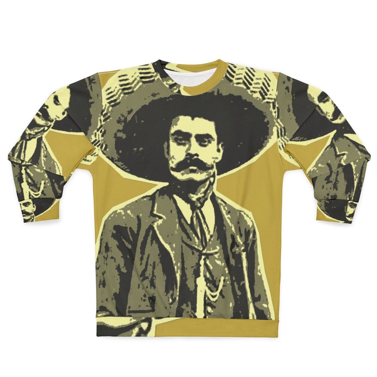 Emiliano Zapata Salazar Mexican Revolution Themed Sweatshirt