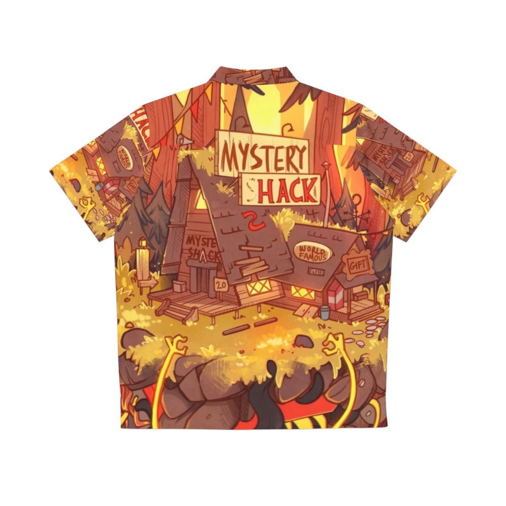 Gravity Falls Weirdmageddon Hawaiian Shirt featuring Bill Cipher - Back