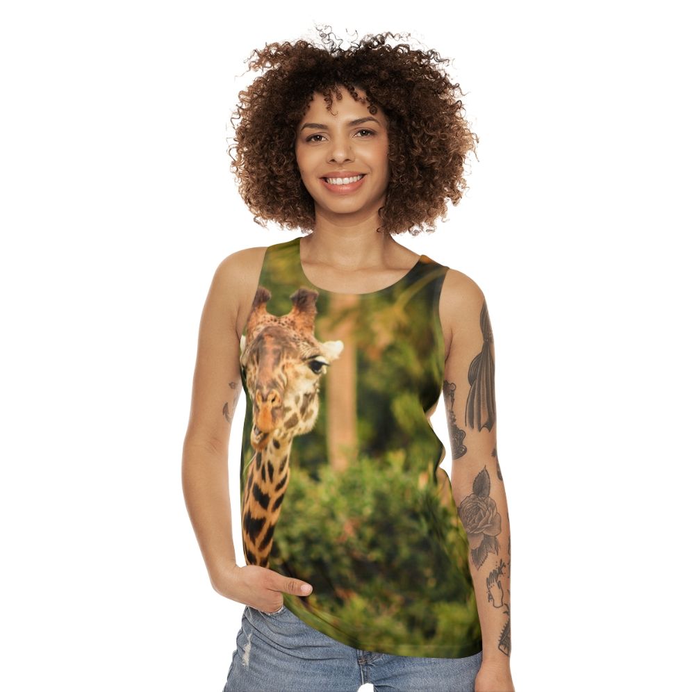 Giraffe Shock Unisex Adventure Tank Top - women