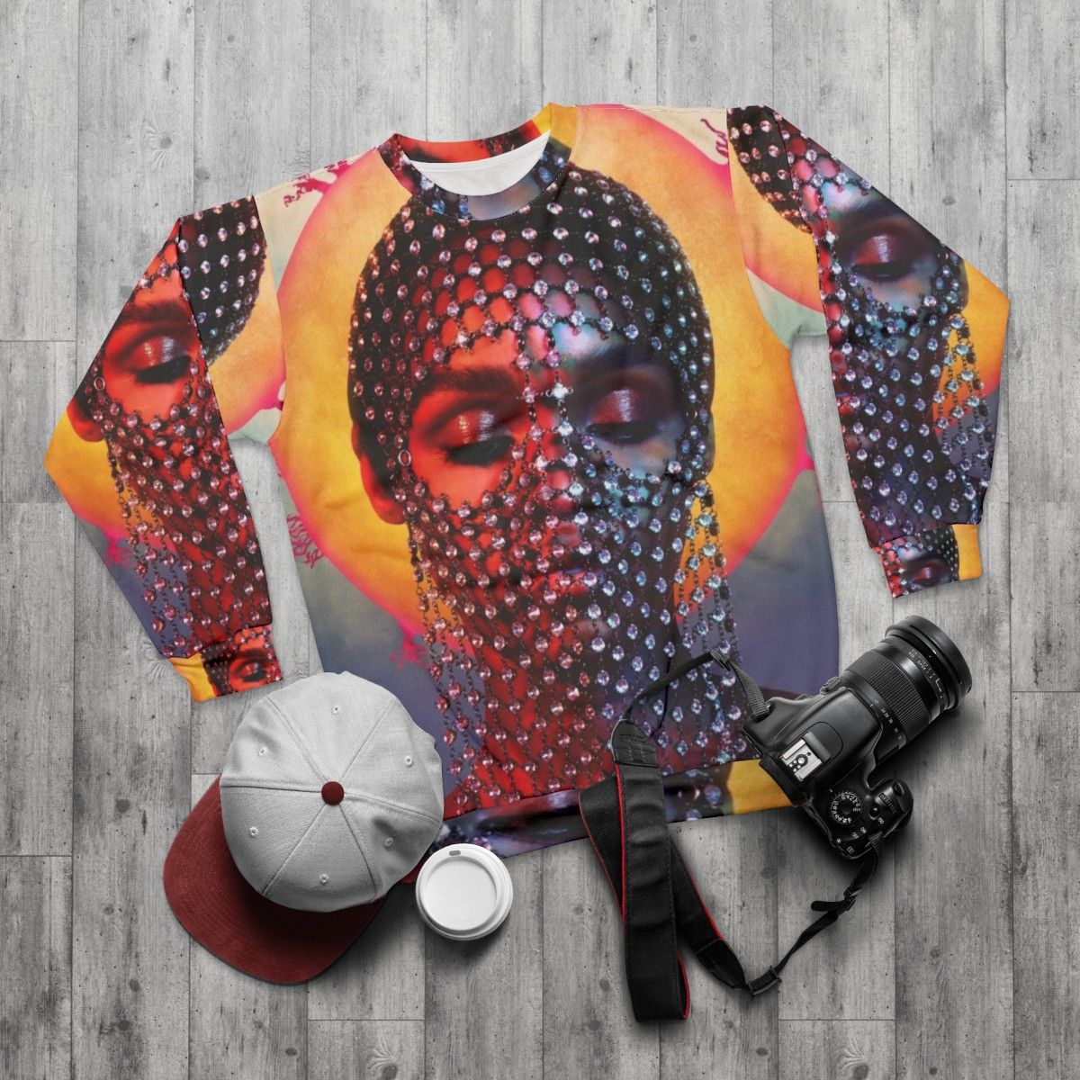 Dirty Computer Janelle Monáe Sweatshirt - flat lay