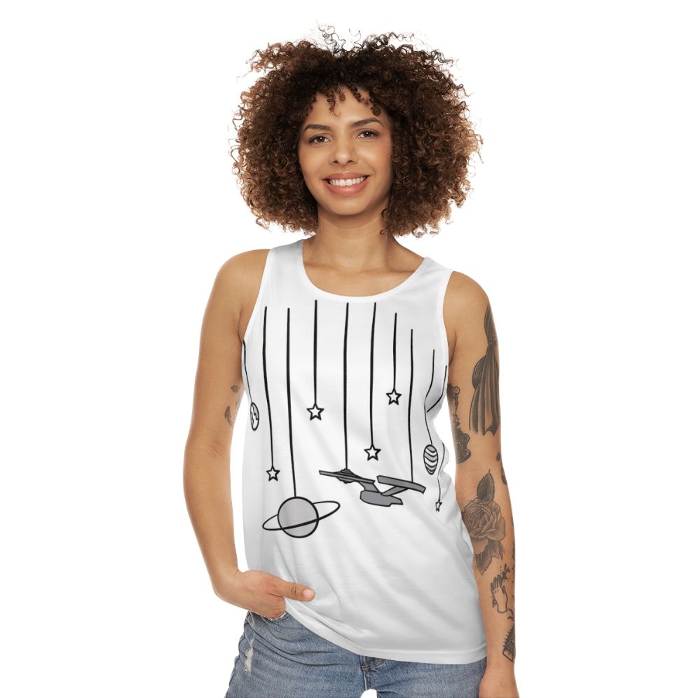 Star Trek USS Enterprise Unisex Tank Top - women