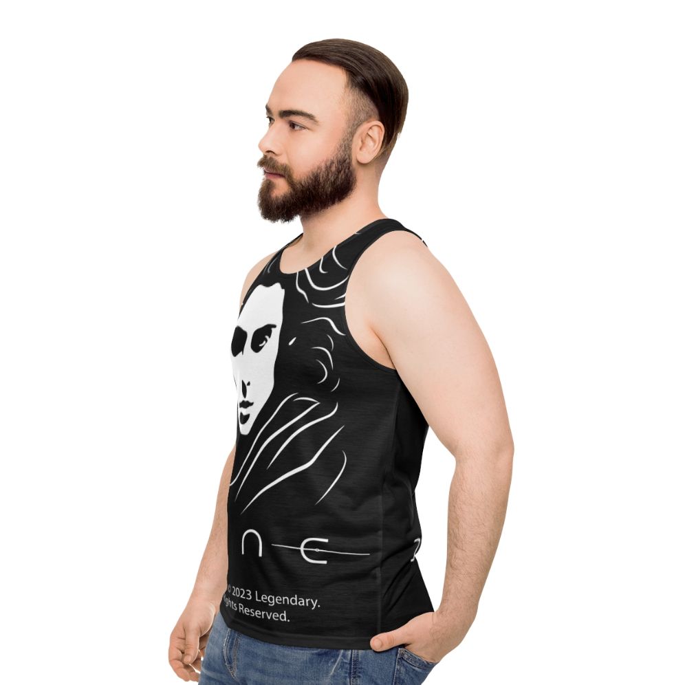 Dune Paul Atreides Unisex Tank Top - men side