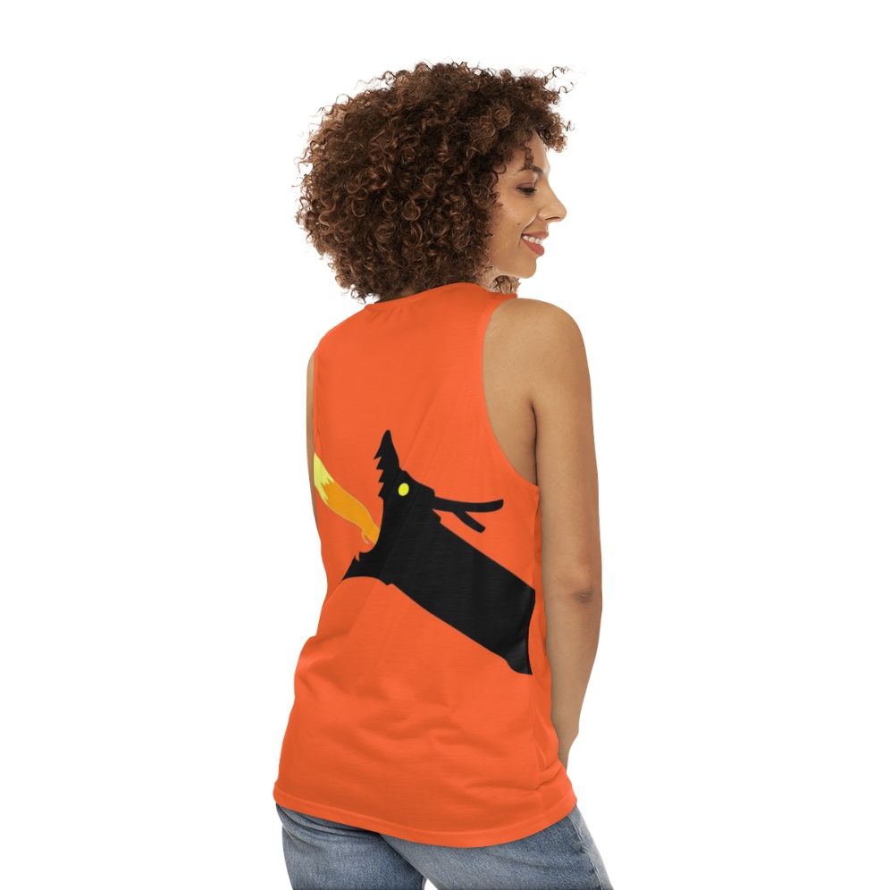 Tohru's Dragon Breath Unisex Tank Top - women back