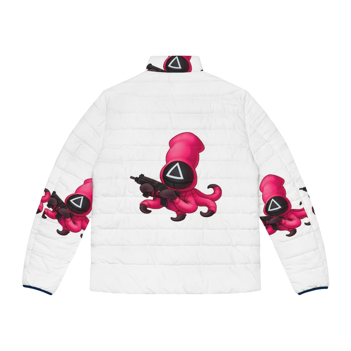 Squid Game Puffer Jacket with official Netflix branding - Back