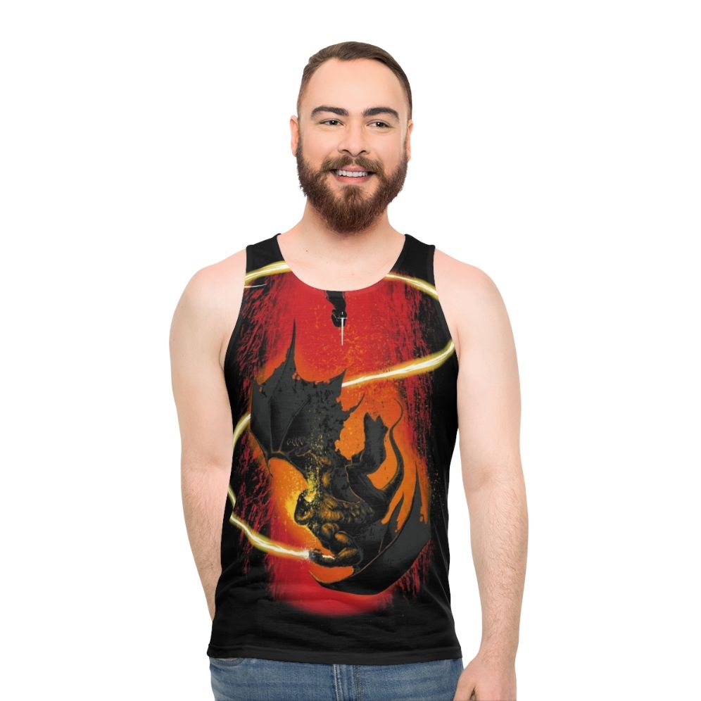 Wizard and Demon Unisex Tank Top - men