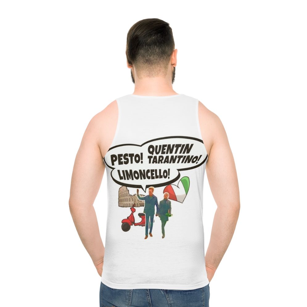 Limoncello Unisex Tank Top - men back