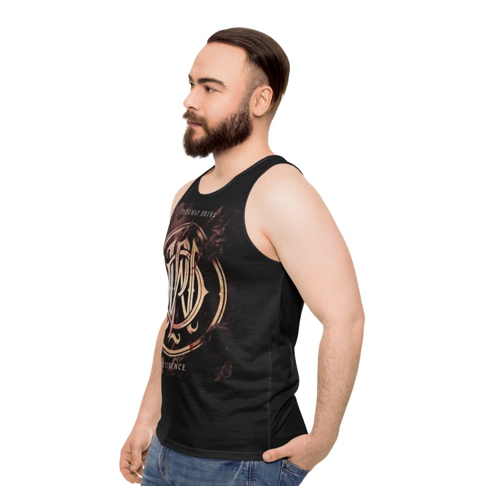 Parkway Drive Band Merch Unisex Tank Top - men side