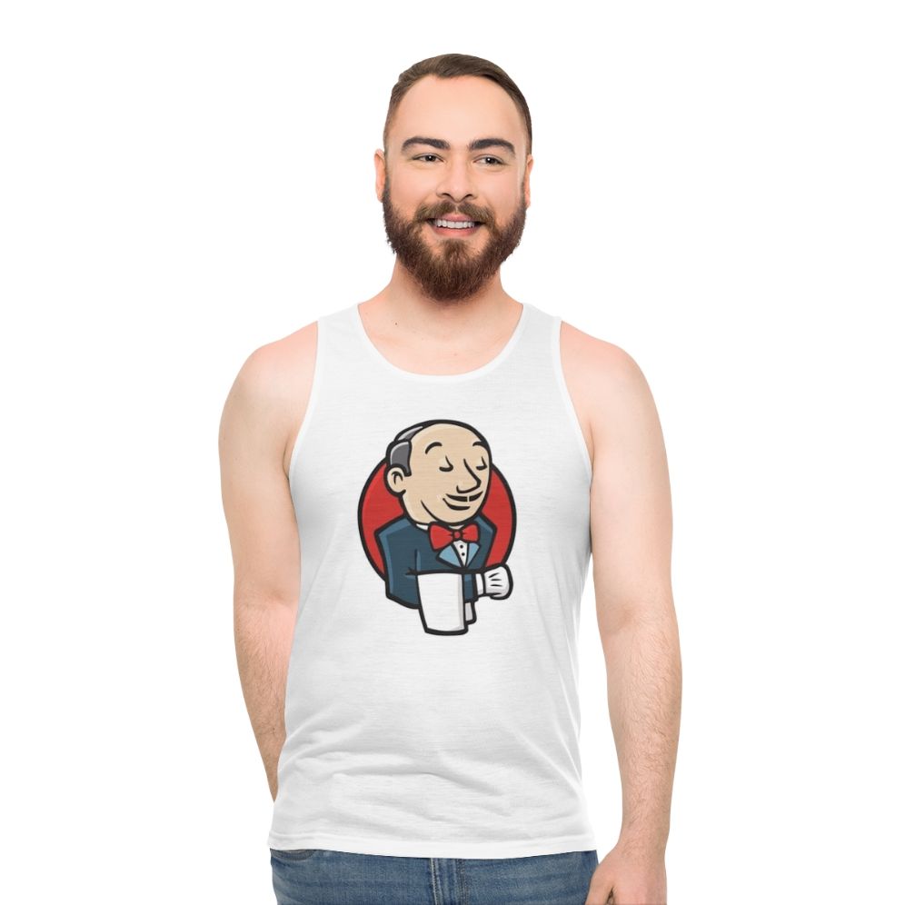 Jenkins Logo Unisex Java Developer Tank Top - men