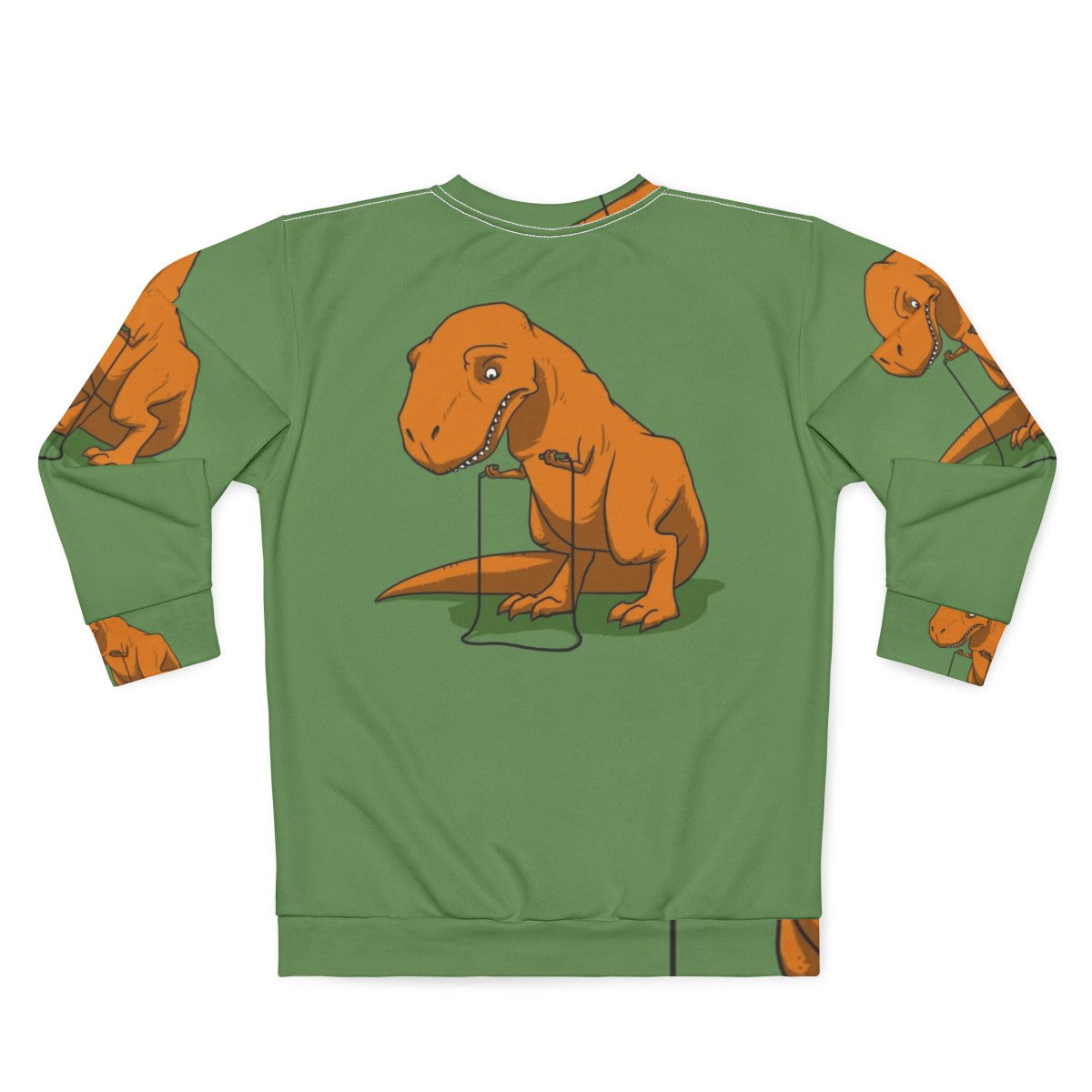 Foiled Again Tyrannosaurus Rex Sweatshirt for Kids - Back