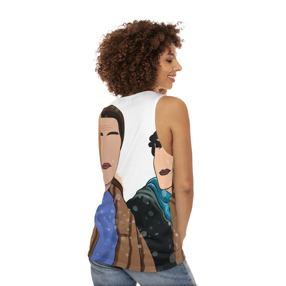 Heartstopper Nick and Charlie Unisex Tank Top - women back