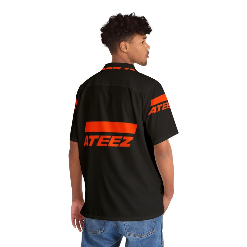 Ateez Tropical Hawaiian Shirt - People Back