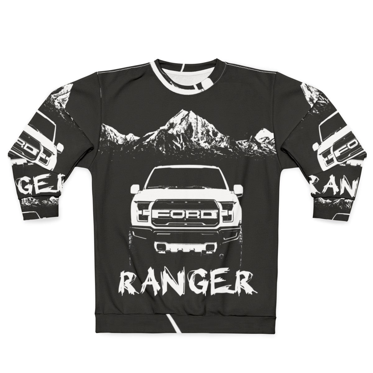 Ford Ranger Sweatshirt with Overlanding and Country Designs