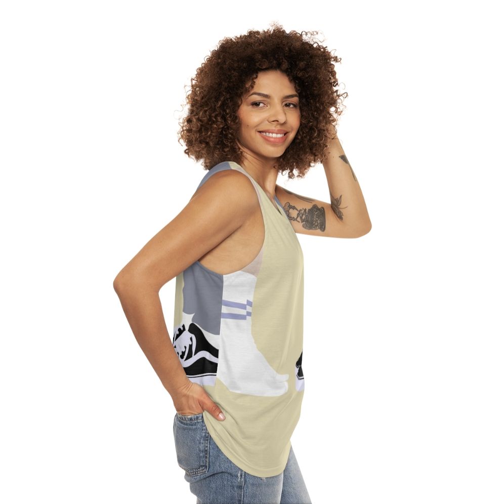 Unisex tank top featuring Nick and Charlie from the Netflix series Heartstopper - women side