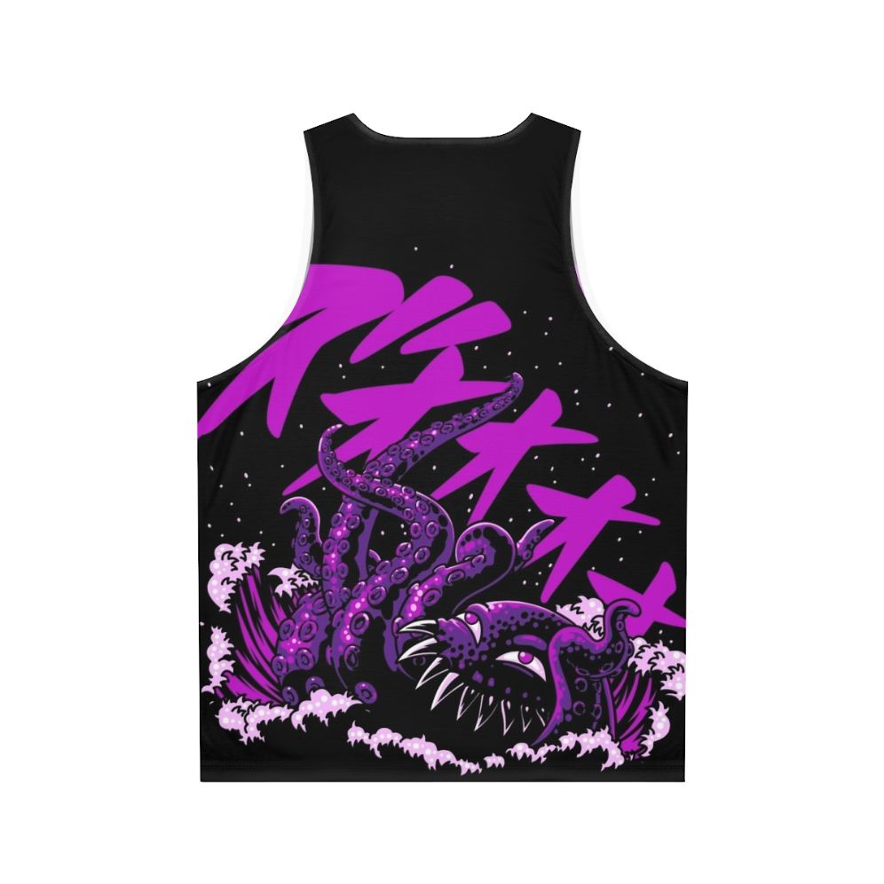 Unisex tank top with octopus design for fantasy and anime enthusiasts - Back